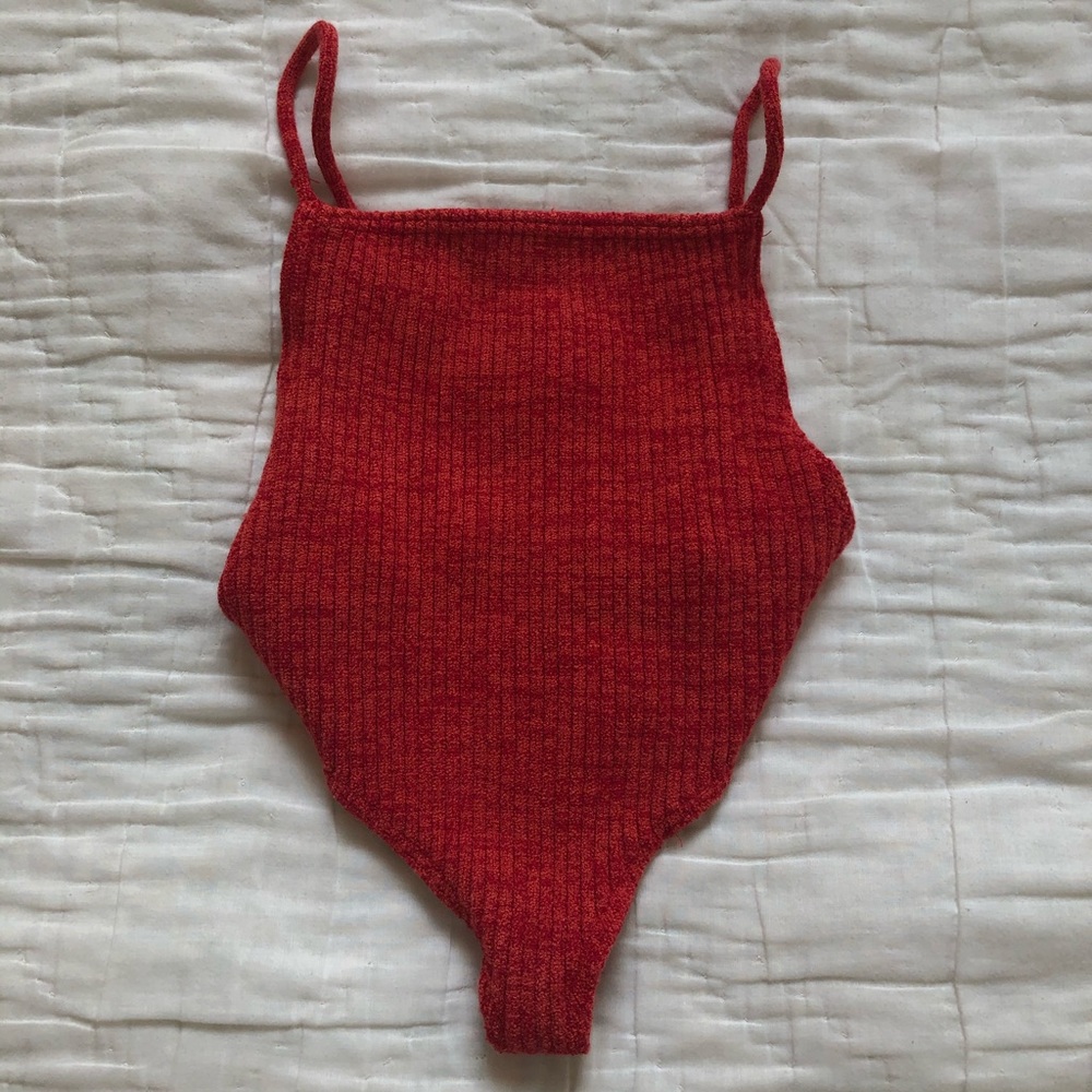 INDAH Red One Piece